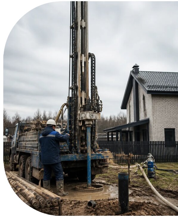 Бурение скважин на воду под ключ в Полысаеве от 123396 р. | АПаруса-Плс